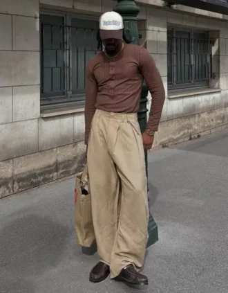 Super Baggy Trousers with Darts