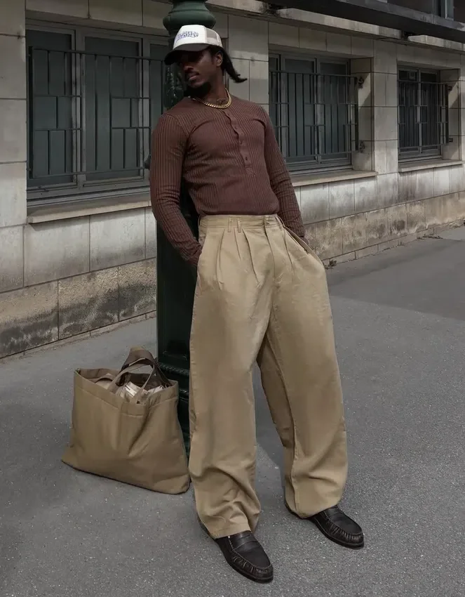 Super Baggy Trousers with Darts Super Baggy Trousers with Darts