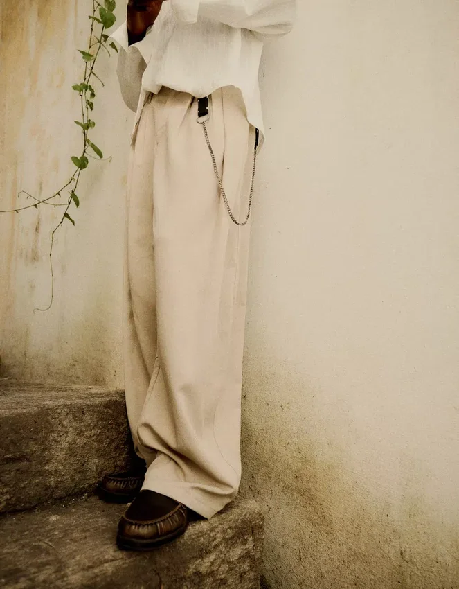 Super Baggy Trousers with Darts – Pants – Men Super Baggy Trousers with Darts – Pants – Men