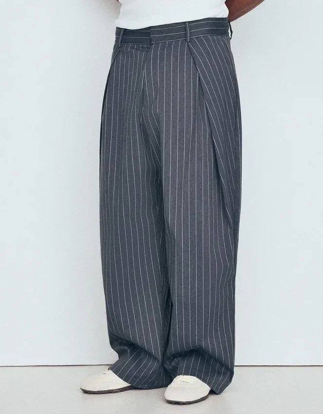 Super Baggy Trousers with Double Darts Super Baggy Trousers with Double Darts