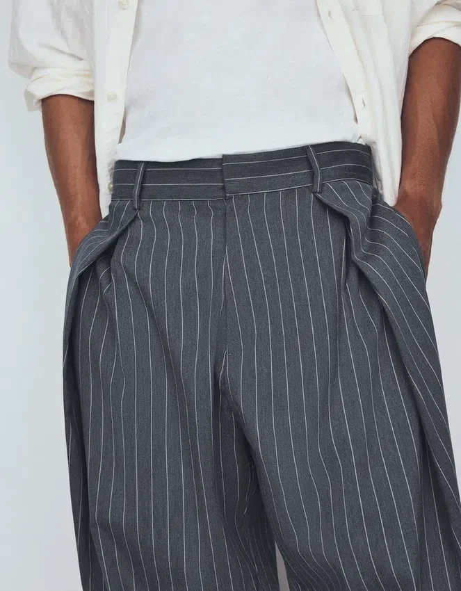 Super Baggy Trousers with Double Darts Super Baggy Trousers with Double Darts