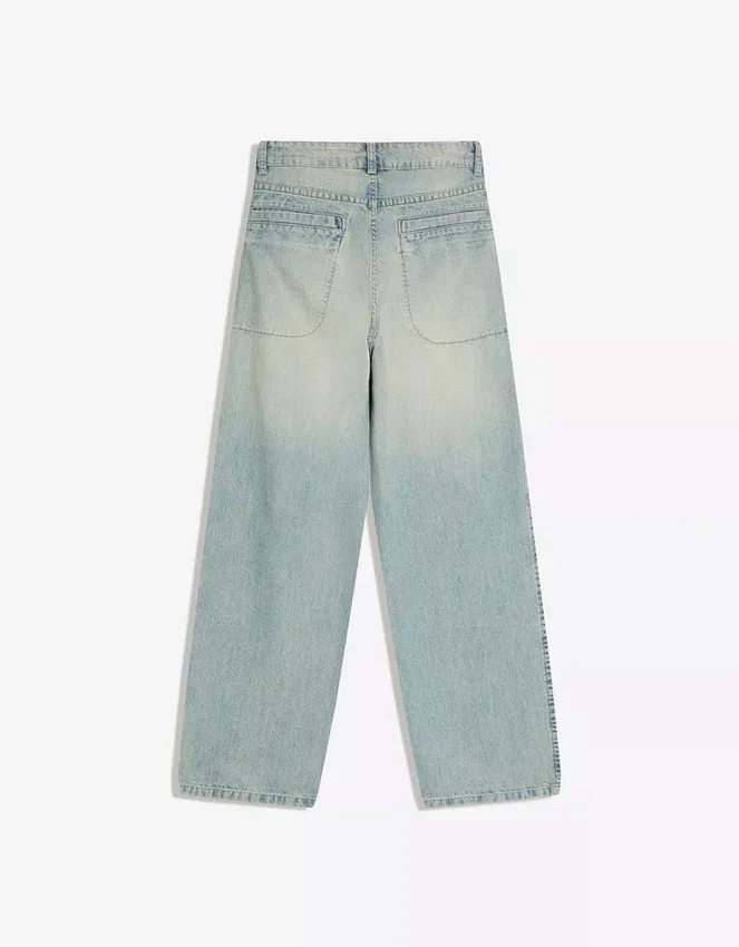 Super Wide-Leg Low-Rise Jeans – #Bershkastyle – Women Super Wide-Leg Low-Rise Jeans – #Bershkastyle – Women
