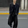 Tailored Barrel Trousers with Belt – Pants Tailored Barrel Trousers with Belt – Pants