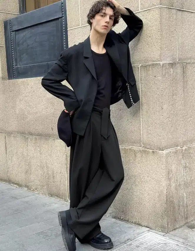 Tailored Barrel Trousers with Belt – Pants Tailored Barrel Trousers with Belt – Pants