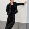 Tailored Barrel Trousers with Belt – Pants Tailored Barrel Trousers with Belt – Pants