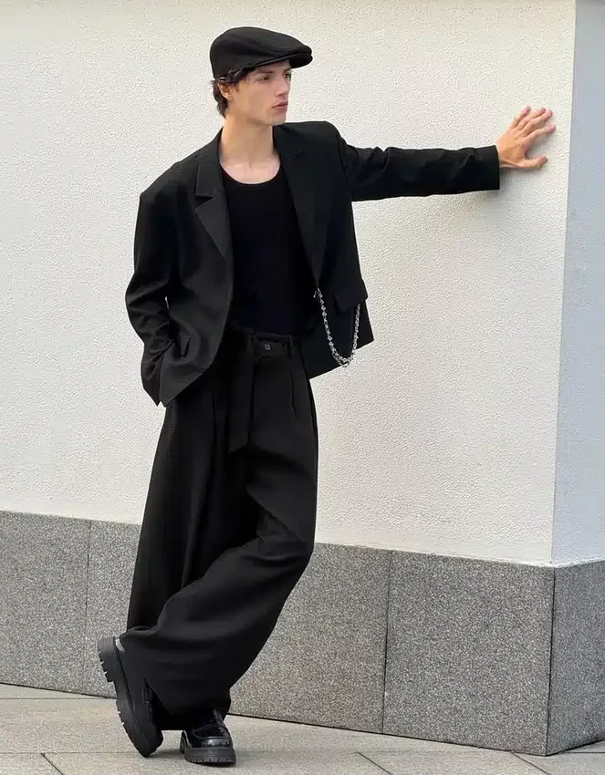 Tailored Barrel Trousers with Belt – Pants Tailored Barrel Trousers with Belt – Pants