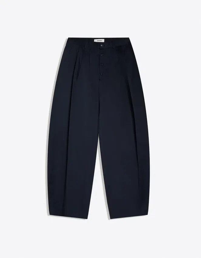 Tailored Fit Barrel Trousers – Bershka Lovers Tailored Fit Barrel Trousers – Bershka Lovers