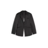 Tailored Sateen Blazer – Jackets and Trench Tailored Sateen Blazer – Jackets and Trench