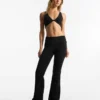 Technical Flared Trousers with Turn-Up Waist – Pants – Women Technical Flared Trousers with Turn-Up Waist – Pants – Women