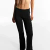 Technical Flared Trousers with Turn-Up Waist – Pants – Women Technical Flared Trousers with Turn-Up Waist – Pants – Women