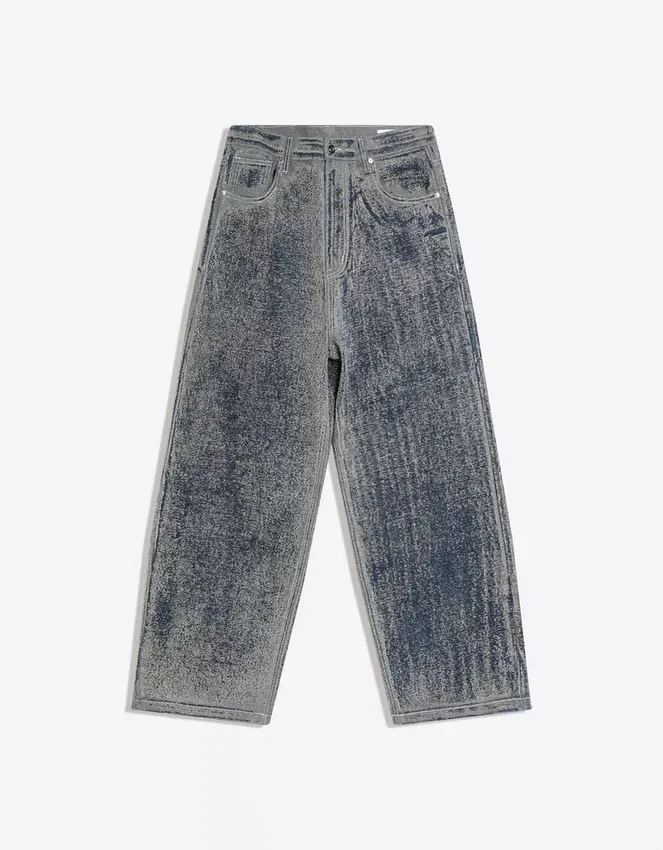 Textured Baggy Jeans Textured Baggy Jeans
