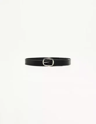 Thin Faux Leather Belt – Accessories