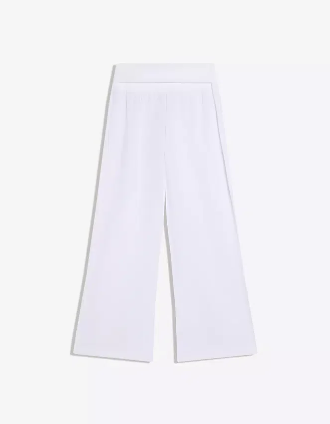 Trousers with Fold-Over Waist – Pants Trousers with Fold-Over Waist – Pants