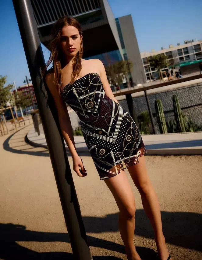Tulle Bandeau Mini Dress Tulle Bandeau Mini Dress