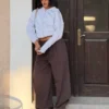 Voluminous Double Fabric Trousers Voluminous Double Fabric Trousers
