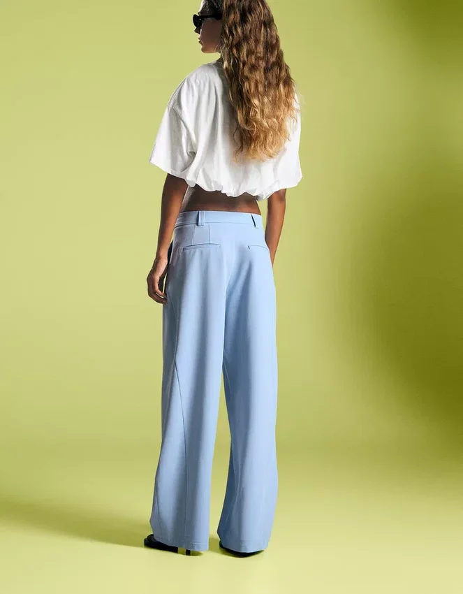 Voluminous Double Fabric Trousers Voluminous Double Fabric Trousers