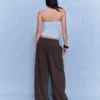 Voluminous Double Fabric Trousers – Pants Voluminous Double Fabric Trousers – Pants