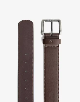 Wide Faux Leather Belt – Accessories – Men