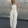 Wide-Leg Low-Rise Darted Jeans Wide-Leg Low-Rise Darted Jeans