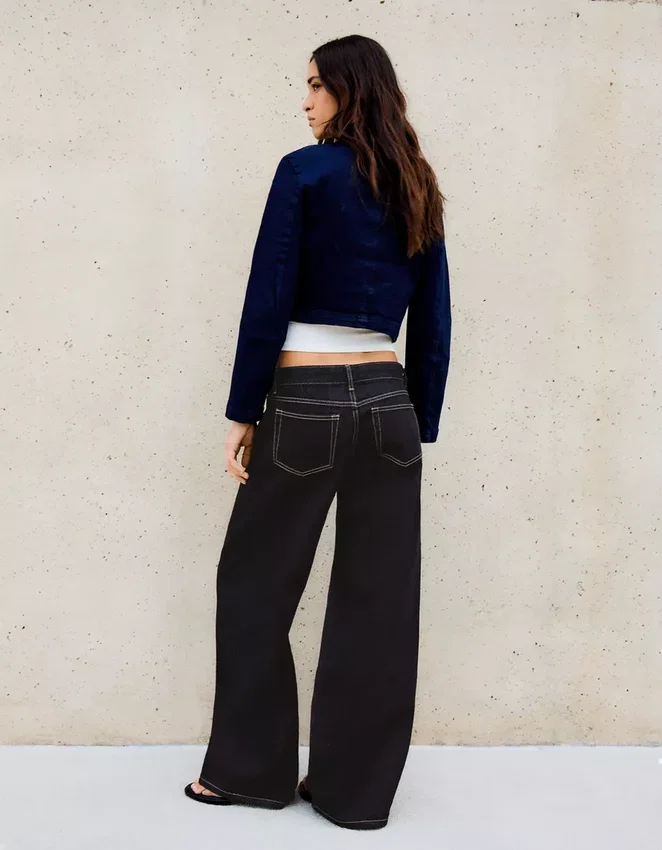 Wide-Leg Low-Rise Jeans – Pants Wide-Leg Low-Rise Jeans – Pants