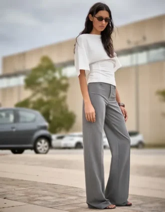 Wide-Leg Trousers – Pants