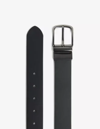 Wide Reversible Faux Leather Belt – Accessories