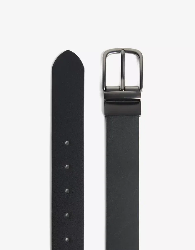 Wide Reversible Faux Leather Belt – Accessories Wide Reversible Faux Leather Belt – Accessories